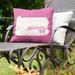 East Urban Home Indoor/Outdoor Throw Pillow Polyester/Polyfill blend in Pink | 20 H x 20 W x 3 D in | Wayfair 73480564EC7A4BDFBB283273AB8D8DD6