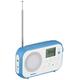 Sangean PR-D12BT W/Blue(Traveller 120) UKW Kofferradio wiederaufladbar