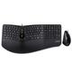 Perixx Periduo-505, Wired USB Ergonomic Split Keyboard and Vertical Mouse Combo with Adjustable Palm Rest and Short Tactical Membrane Keys, US English Layout