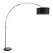 Salon Contemporary Floor Lamp w/ Black Base & Black Shade - Lumisource LS-SALFL BK+BK