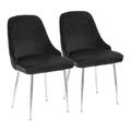 Marcel Dining Chair ( Set of 2 ) - LumiSource DC-MARCL BK2