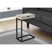 Accent Table / C-Shaped / End / Side / Snack / Storage Drawer / Living Room / Bedroom / Metal / Laminate / Grey / Black / Contemporary / Modern - Monarch Specialties I 3407