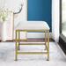 Aimee Vanity Stool Soft Gold - Crosley CF1310-GL