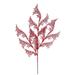 Vickerman 635728 - 27" Burgundy Glitter Coral Bell Lace Spray (12 pack) (L191505)