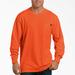 Dickies Men's Heavyweight Neon Long Sleeve Pocket T-Shirt - Bright Orange Size 3Xl (WL450N)