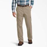 Dickies Men's Regular Fit Ripstop Cargo Pants - Rinsed Desert Sand Size 38 32 (WP365)