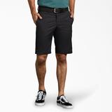 Dickies Men's Slim Fit Work Shorts, 11" - Black Size 29 (WR849)