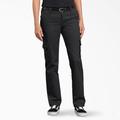 Dickies Women's Flex Relaxed Fit Cargo Pants - Black Size 10 (FP888)