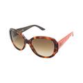 Dior 98Q Havana and Brown Lady In Dior 1 Round Sunglasses Lens Category 2