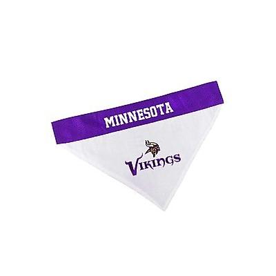 Pets First NFL Reversible Dog & Cat Bandana, Minnesota Vikings, Large/X-Large