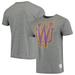 Men's Original Retro Brand Heathered Gray Washington Huskies Vintage Logo Tri-Blend T-Shirt