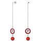 Women's Atlanta Falcons Chain Pierce Shambala Earrings