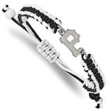 Women's Pittsburgh Pirates Stainless Steel Adjustable Cord Bracelet