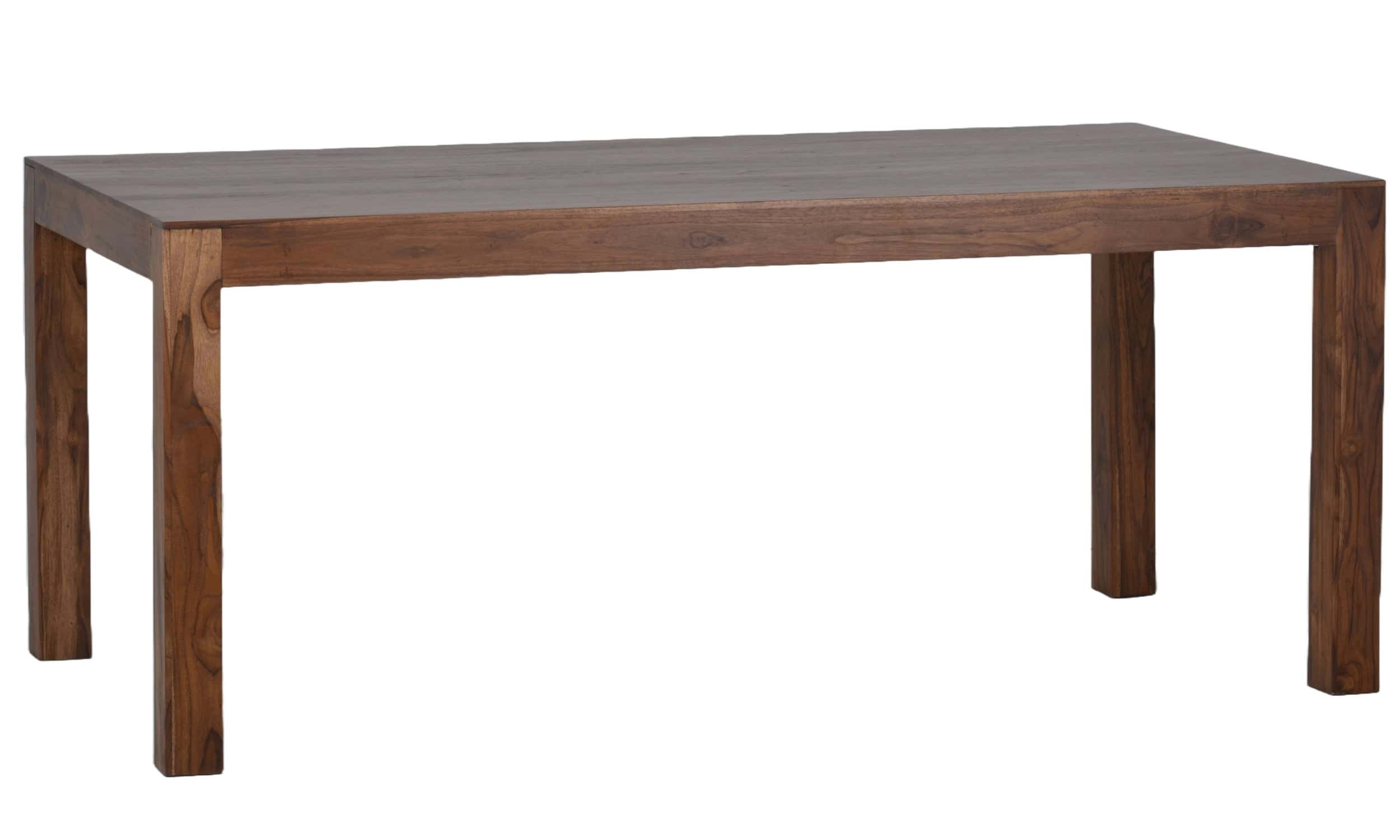 MiaMöbel Esstisch Lendra 120x90cm Massivholz Teak Modern Indien Indisch