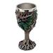 World Menagerie Mangesh 5 oz. Stainless Steel Stemmed Wine Glass Stainless Steel in Brown/Gray | 7 H x 3 W in | Wayfair