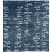 Black/Blue 144 W in Rug - Brayden Studio® One-of-a-Kind Paull Hand-Knotted Blue 12' x 18' Wool Area Rug Wool | Wayfair