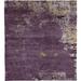 Black/Gray 144 W in Rug - Brayden Studio® One-of-a-Kind Berin Hand-Knotted Traditional Style Purple 12' x 15' Area Rug Silk/Wool | Wayfair