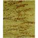 Brown/Green 96 W in Rug - Brayden Studio® One-of-a-Kind Kaira Hand-Knotted Traditional Style Yellow 8' x 10' Wool Area Rug Wool | Wayfair