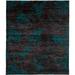 Black/Brown 120 W in Rug - Brayden Studio® One-of-a-Kind Anny Hand-Knotted Traditional Style Black/Green 10' x 14' Wool Area Rug Wool | Wayfair