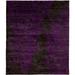 Black/Brown 60 W in Rug - Brayden Studio® One-of-a-Kind Ardilla Hand-Knotted Traditional Style Black/Purple 5' x 8' Wool Area Rug Wool | Wayfair