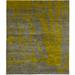 Brown/Green 96 W in Rug - Brayden Studio® One-of-a-Kind Nevis Hand-Knotted Traditional Style Gray/Yellow 8' x 10' Wool Area Rug Wool | Wayfair