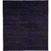 Black/Indigo 96 W in Rug - Brayden Studio® One-of-a-Kind Shelborne Hand-Knotted Traditional Style Purple 8' x 10' Wool Area Rug Wool | Wayfair