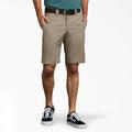 Dickies Men's Slim Fit Work Shorts, 11" - Desert Sand Size 34 (WR849)