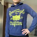 American Eagle Outfitters Tops | Aeo Hoodie | Color: Blue | Size: S