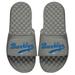 Youth ISlide Gray Brooklyn Dodgers Cooperstown Wordmark Logo Slide Sandals