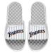 Youth ISlide White San Diego Padres Cooperstown Pinstripe Logo Slide Sandals