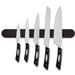 SCANPAN Classic 6 Piece Assorted Knife Set w/ Magnetic Bar High Carbon Stainless Steel in Black/Gray | 16.25 H x 1.25 W x 12 D in | Wayfair