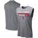 Men's Nike Heathered Gray Oklahoma Sooners Wordmark Drop Legend Performance Tank Top