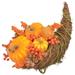 Three Posts™ Pumpkin Cornucopia Mixed Floral Arrangement, Size 9.0 H x 13.0 W in | Wayfair FB6D2396AE4749ABB27D6D9A8D08129D
