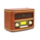 GPO WINCHESTERDAB Retro Kabinetradio aus Holz mit DAB+ und UKW-Radio im 50er-Jahre Design