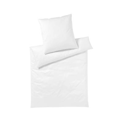 Elegante Mako-Satin Bettwäsche »Solid Jersey« Weiß 3506-00 Bettwäsche / 135x200 cm / 80x80 cm
