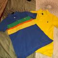 Polo By Ralph Lauren Shirts & Tops | 2 Polo Shirts | Color: Blue/Yellow | Size: 5b