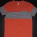 American Eagle Outfitters Shirts | Aeo Heavy Short Sleeve T-Shirt | Color: Gray/Orange | Size: L