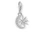 Thomas Sabo Damen Charm-Anhänger Stern & Mond Charm Club 925 Sterling Silber 1794-051-14