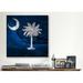 Winston Porter Flags South Carolina Myrtle Beach Graphic Art on Wrapped Canvas in Blue/White | 26 H x 26 W x 1.5 D in | Wayfair