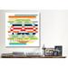 Winston Porter "Peace Rainbow" by Erin Clark Graphic Art on Canvas in Gray | 37 H x 37 W x 1.5 D in | Wayfair 5987D588DC6C4B70AFD84E33399B4712