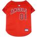 MLB American League West Jersey for Dogs, XX-Large, Los Angeles Angels, Multi-Color