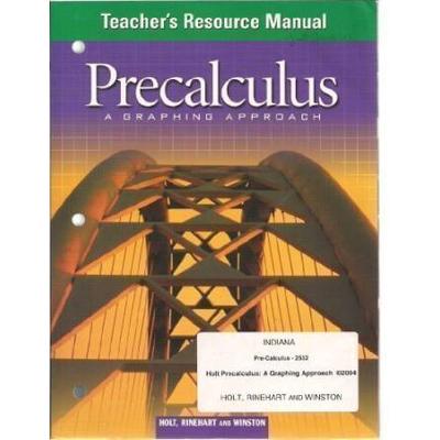 Teacher's Resource Manual Precal 2004