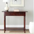 Rosemary 2 Drawer Console in Dark Cherry - Safavieh AMH5705D