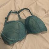 Victoria's Secret Other | New Very Sexy Push-Up Bra 34d More Like Teal Color | Color: Blue/Green | Size: 34d