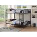 Bristol Bunk Bed (Full/Full) in Gunmetal - Acme Furniture 37435