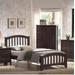 San Marino Twin Bed in Dark Walnut - Acme Furniture 04980T