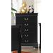Louis Philippe III Chest in Black - Acme Furniture 19506