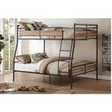 Brantley II Full XL/Queen Bunk Bed in Sandy Black & Dark Bronze Hand-Brushed - Acme Furniture 37735