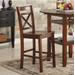 Tartys Counter Height Chair (Set-2) in Cherry - Acme Furniture 72537