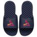 Men's ISlide Navy St. Louis Cardinals Personalized Primary Logo Slide Sandals